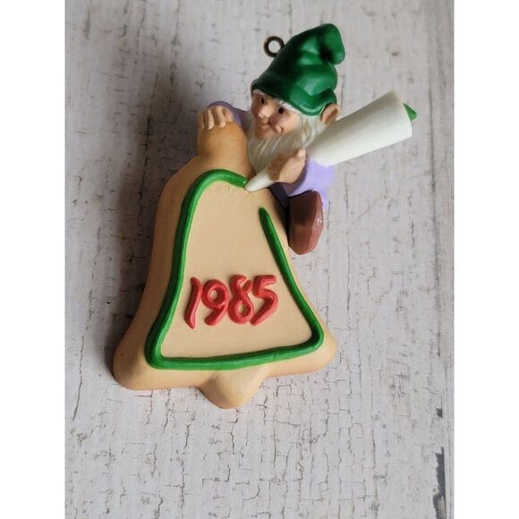 Hallmark 1985 Baker elf ornament Xmas icing vintage - Picture 3 of 4